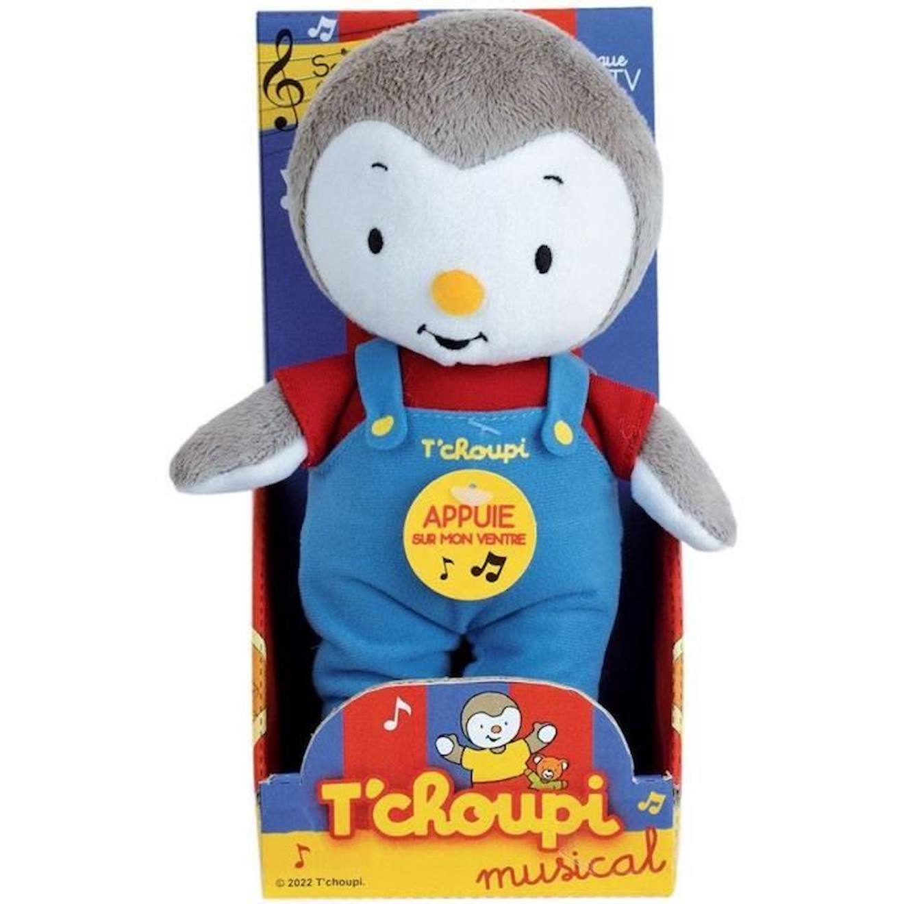 Jemini T Choupi Peluche Tchoupi Musical Cm Bleu Jemini