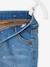 Tregging bébé fille en denim imprimé BASICS stone 4 - vertbaudet enfant 