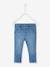 Tregging bébé fille en denim imprimé BASICS stone 1 - vertbaudet enfant 