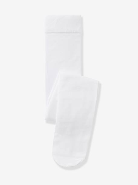 Bébé-Chaussettes, Collants-Collant uni bébé fille