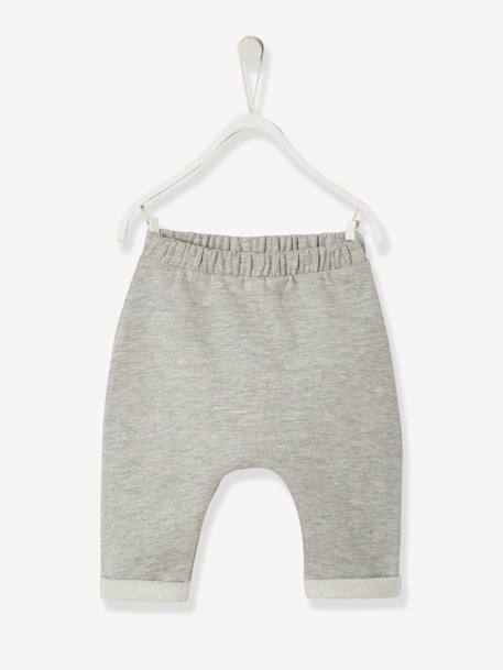 Pantalon naissance en molleton encre+gris chiné 7 - vertbaudet enfant 