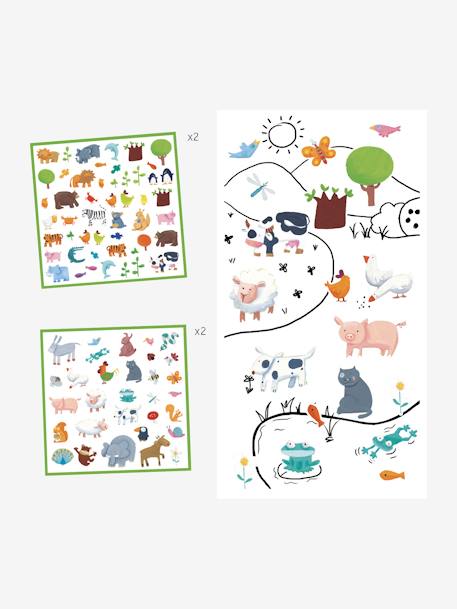 160 stickers animaux DJECO multicolore 3 - vertbaudet enfant 