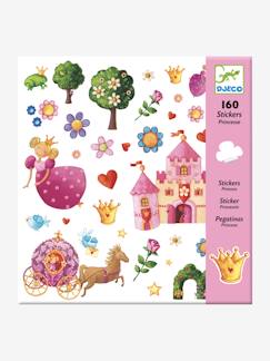 Jouet-Activités artistiques et musicales-Loisirs créatifs-Gommettes, collage et modelage-160 stickers Princesse Marguerite DJECO