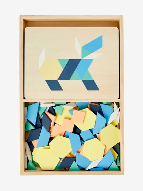 Tangram en bois FSC® multicolore 5 - vertbaudet enfant 