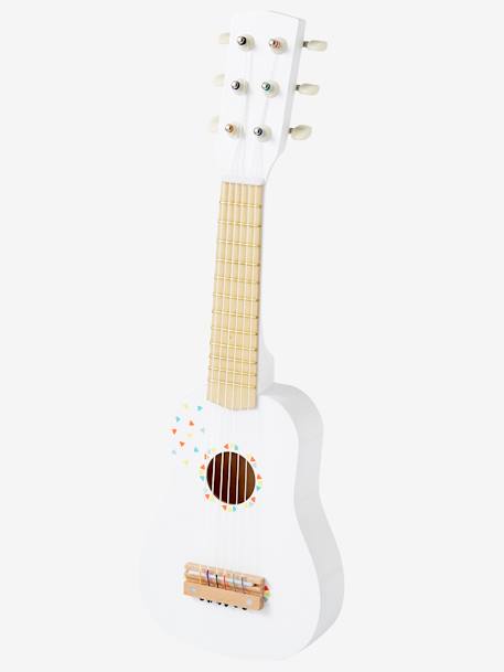 Guitare en bois FSC® blanc+Tanzanie 1 - vertbaudet enfant 