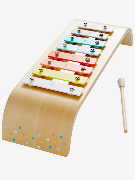 Xylophone en bois FSC® beige 2 - vertbaudet enfant 