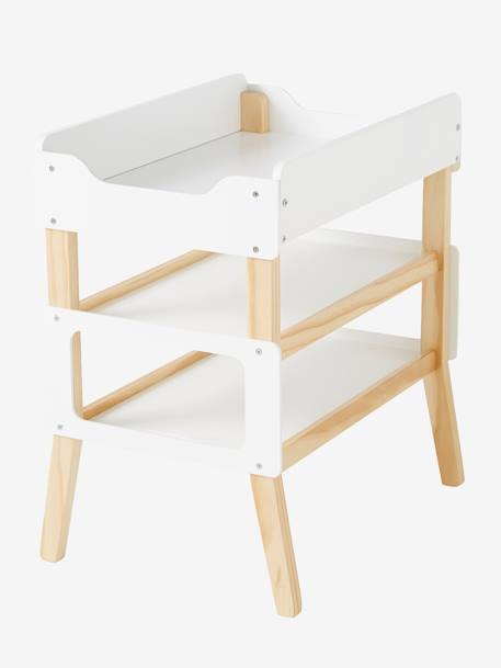 Table à langer pour poupon en bois FSC® blanc 3 - vertbaudet enfant 