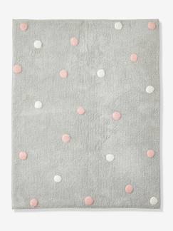 Linge de maison et décoration-Tapis rectangle XL à pois