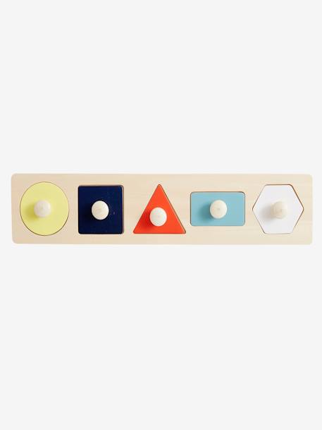 Puzzle Monde magnétique en bois FSC® multicolore - Vertbaudet