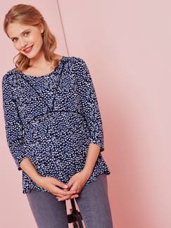 Vêtements de grossesse-Blouse de grossesse manches 3/4