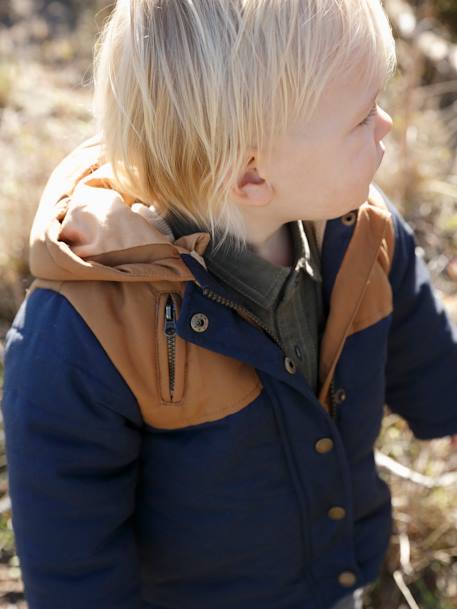 Parka 3 en 1 bébé garçon avec gilet amovible Encre 1 - vertbaudet enfant 