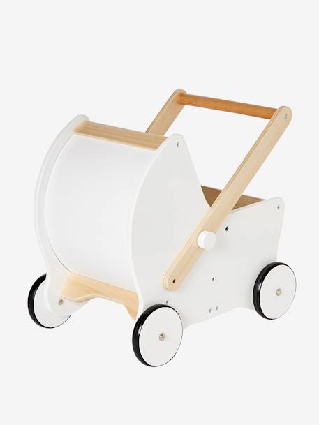 Landau de marche 2 en 1 en bois FSC® blanc 5 - vertbaudet enfant 