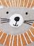 Tapis rond lavable Lion gris / orange 4 - vertbaudet enfant 