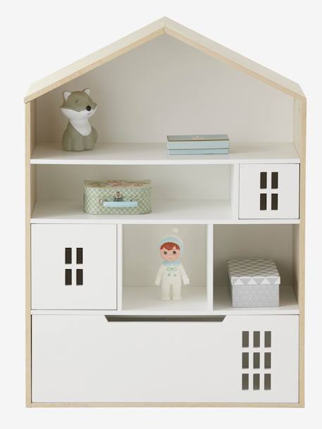 Meuble de rangement Casas Blanc/bois 3 - vertbaudet enfant 