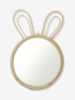 Linge de maison et décoration-Décoration-Miroir-Miroir rotin Lapin