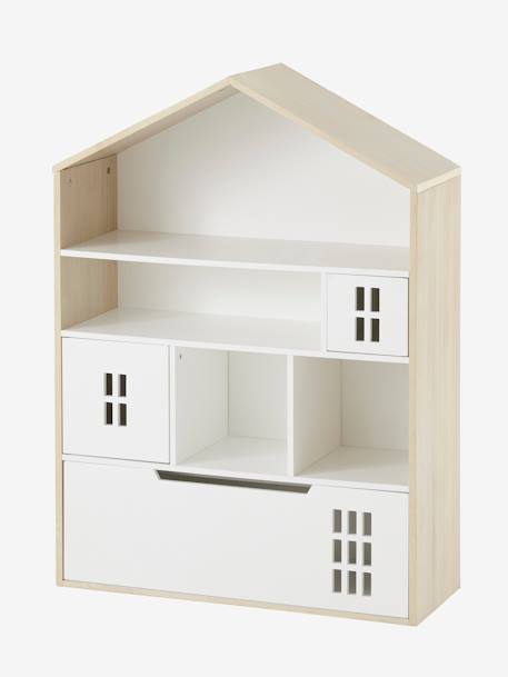 Meuble de rangement Casas Blanc/bois 2 - vertbaudet enfant 