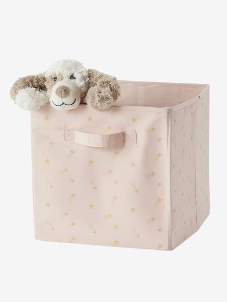 Lot de 3 bacs de rangement Lovely rose poudré imprimé 4 - vertbaudet enfant 