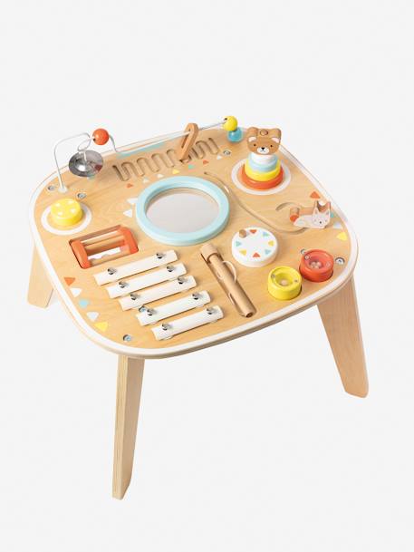 Table d'activités et d'éveil musical bois FSC® multicolore 4 - vertbaudet enfant 