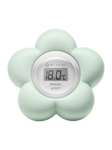 Thermomètre numérique 2 en 1 Philips AVENT forme fleur vert 2 - vertbaudet enfant 