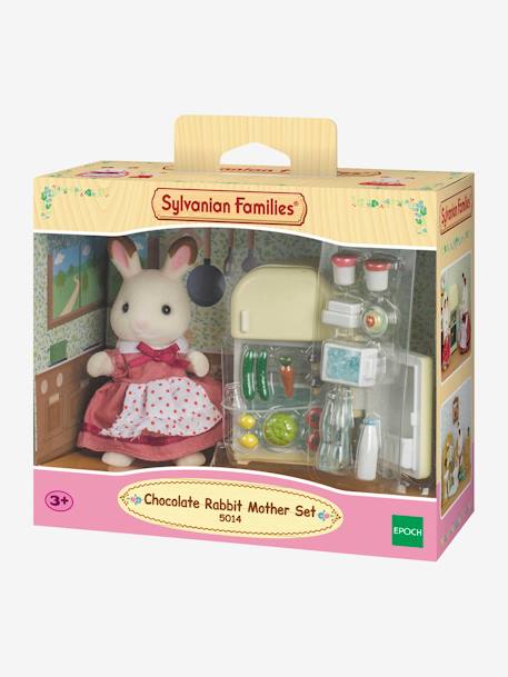 5014 - Maman Lapin Chocolat et réfrigérateur SYLVANIAN FAMILIES BEIGE 1 - vertbaudet enfant 