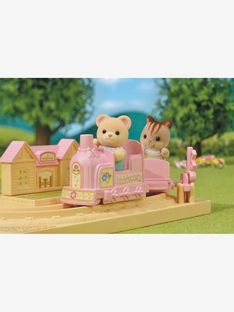 5320 - Le train tchou tchou et bébé Ours SYLVANIAN FAMILIES beige 5 - vertbaudet enfant 