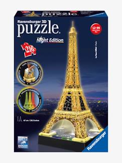 Fabrication française-Jouet-Jeux éducatifs-Puzzles-3D Tour Eiffel illuminée Night Edition - RAVENSBURGER