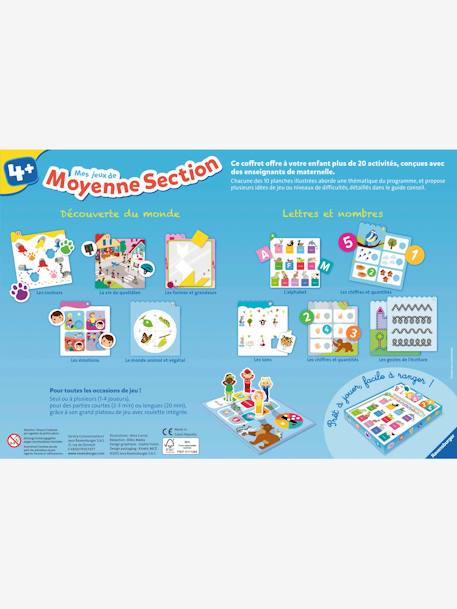 Mes jeux de moyenne section - RAVENSBURGER bleu 3 - vertbaudet enfant 