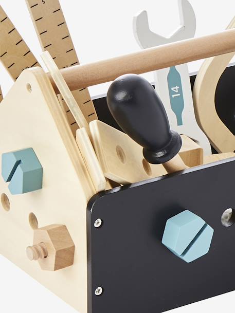 Boîte à outils du bricoleur en bois FSC® noir 7 - vertbaudet enfant 