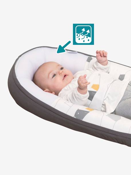 Réducteur de lit évolutif BABYMOOV Doomoo Cocoon bear grey+gris 3 - vertbaudet enfant 