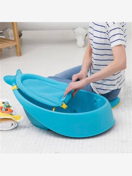 Baignoire évolutive Moby de SKIP HOP bleu+GRIS 4 - vertbaudet enfant 