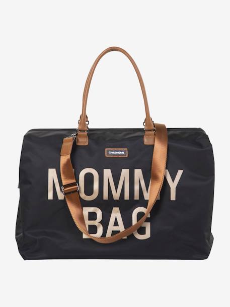 Sac à langer Mommy Bag large CHILDHOME blanc cassé+noir or+rose 8 - vertbaudet enfant 