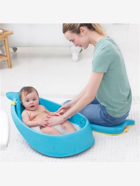 Baignoire évolutive Moby de SKIP HOP bleu+GRIS 8 - vertbaudet enfant 