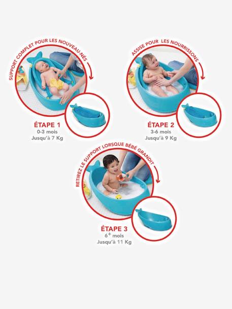 Baignoire évolutive Moby de SKIP HOP bleu+GRIS 6 - vertbaudet enfant 