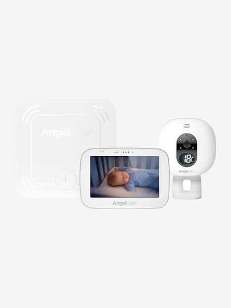 Babyphone vidéo avec détection de mouvements respiratoires sans fil AC527 ANGELCARE blanc 8 - vertbaudet enfant 