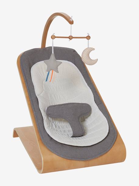 Transat bois vertbaudet Babyrythm gris+naturel/gris 6 - vertbaudet enfant 