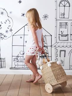 Panier à roulettes herbier  - vertbaudet enfant