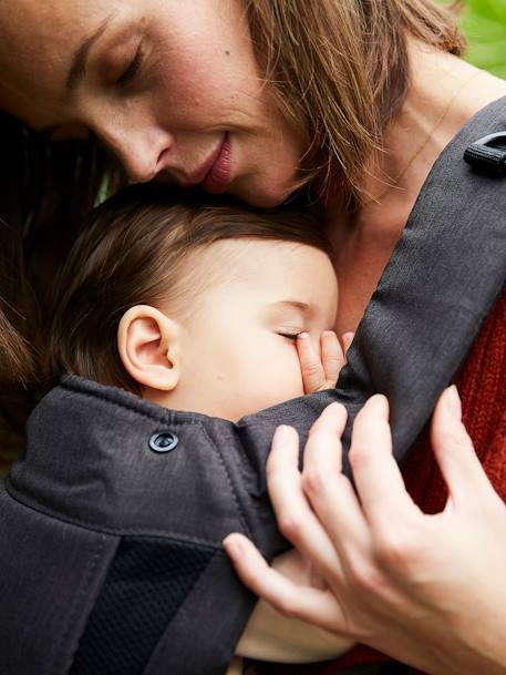 Porte-bébé physiologique vertbaudet gris anthracite 5 - vertbaudet enfant 