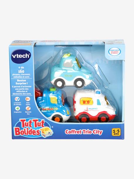 Tut tut bolides coffret trio city Vtech multicolore 2 - vertbaudet enfant 