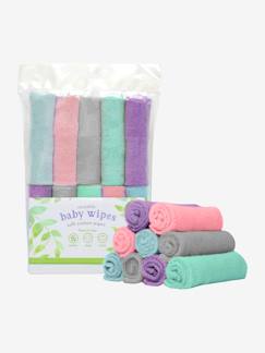 Puériculture-Toilette de bébé-Lingettes bébé lavables (x10) BAMBINO MIO