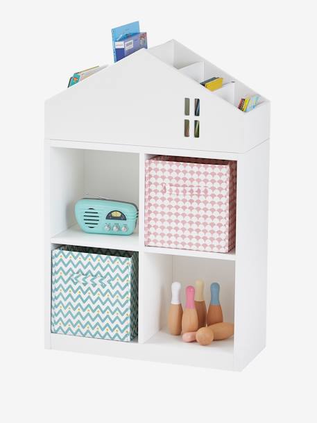 Meuble 4 cases Casas blanc 1 - vertbaudet enfant 