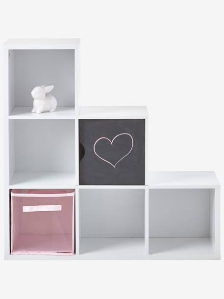 Meuble de rangement 6 cases blanc 3 - vertbaudet enfant 