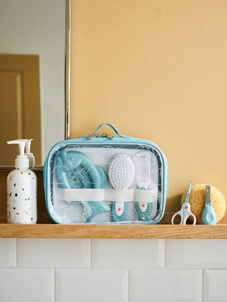 Trousse de toilette et de soin Bleu 1 - vertbaudet enfant 