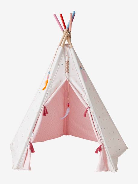 Tipi réversible Petite Sioux FSC® rose 4 - vertbaudet enfant 