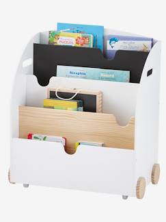 Chambre et rangement-Etagère pour livres à roulettes LIGNE SCHOOL