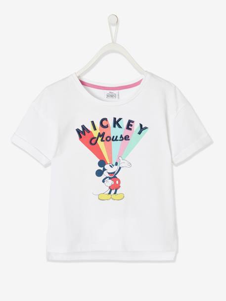 T-shirt fille Disney Mickey® blanc 1 - vertbaudet enfant 