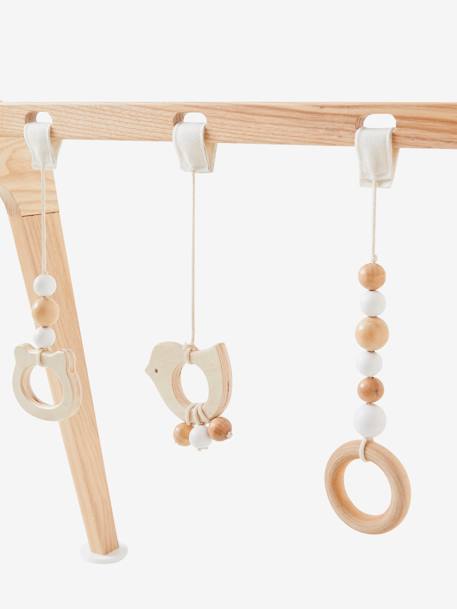 Portique d'éveil modulable en bois FSC® bois et blanc 3 - vertbaudet enfant 