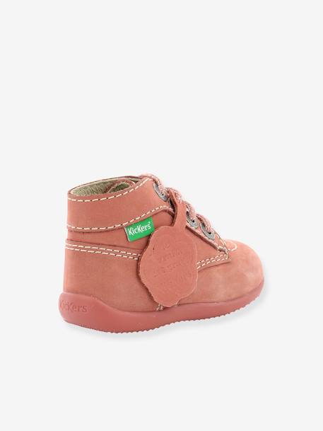 Bottines cuir bébé fille Bonbon KICKERS® 1ers pas rose clair 4 - vertbaudet enfant 