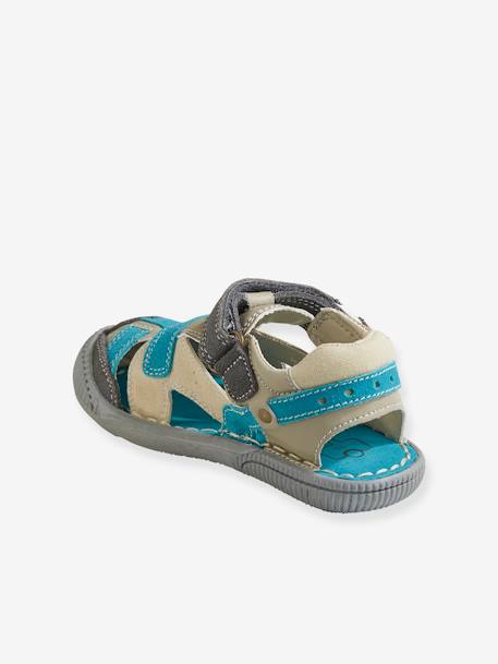 Sandales scratchées garçon collection maternelle gris 3 - vertbaudet enfant 