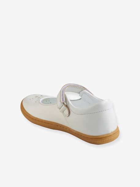 Babies cuir fille collection maternelle blanc+jaune+jaune moutarde 3 - vertbaudet enfant 