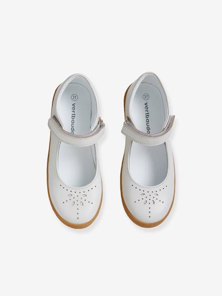 Babies cuir fille collection maternelle blanc+jaune+jaune moutarde 4 - vertbaudet enfant 